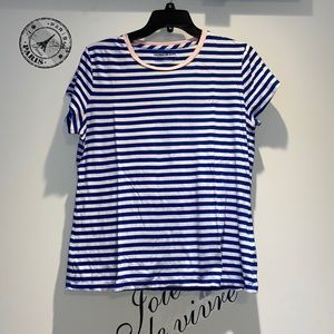 Calvin Klein Shirt Color- white/blue/pink Size L